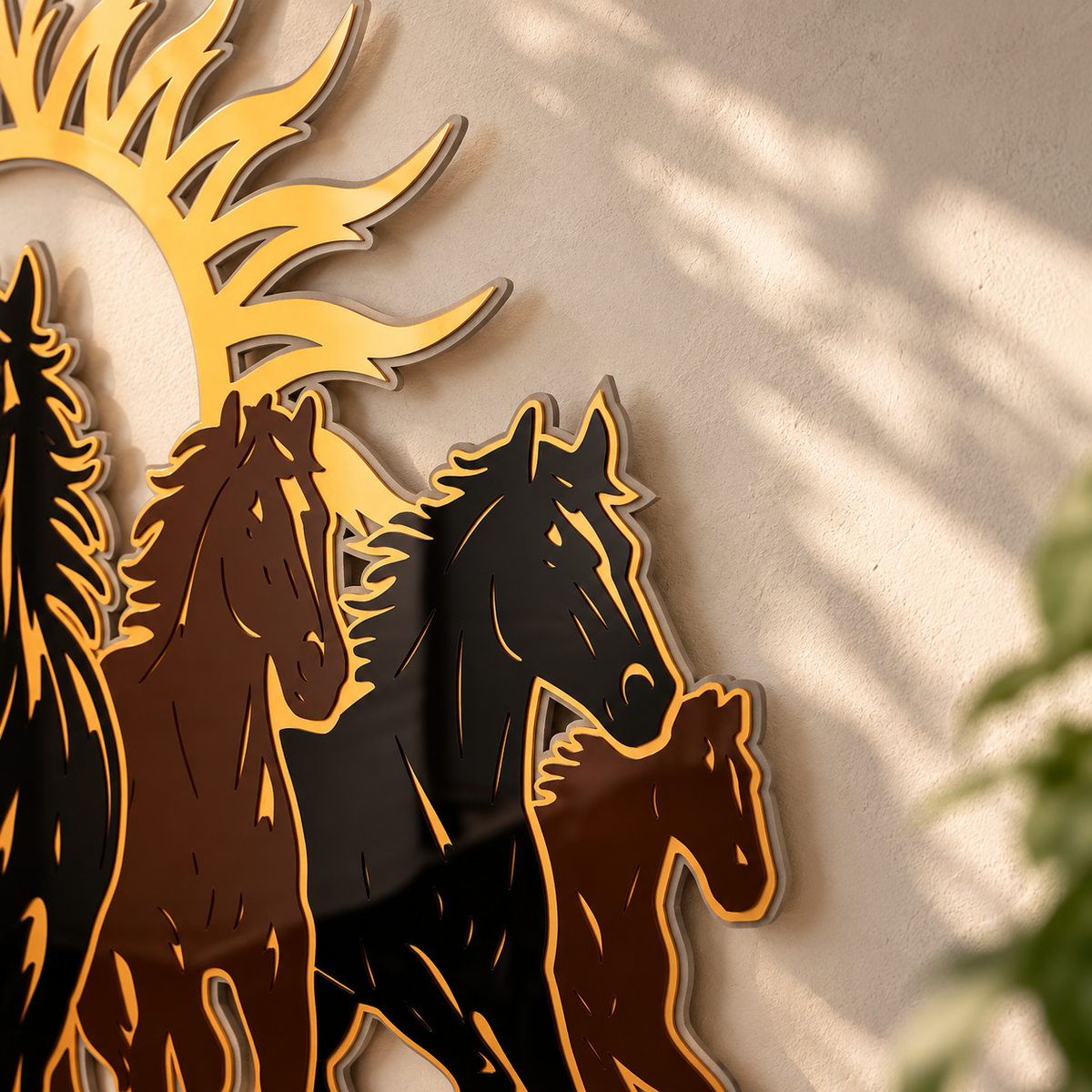 Seven horses