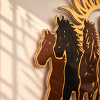 Seven horses