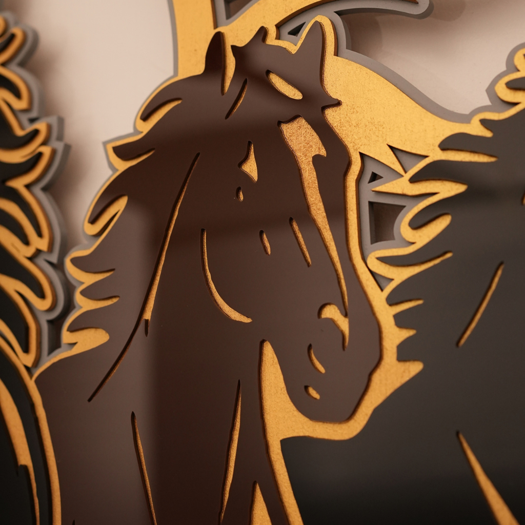 Seven horses